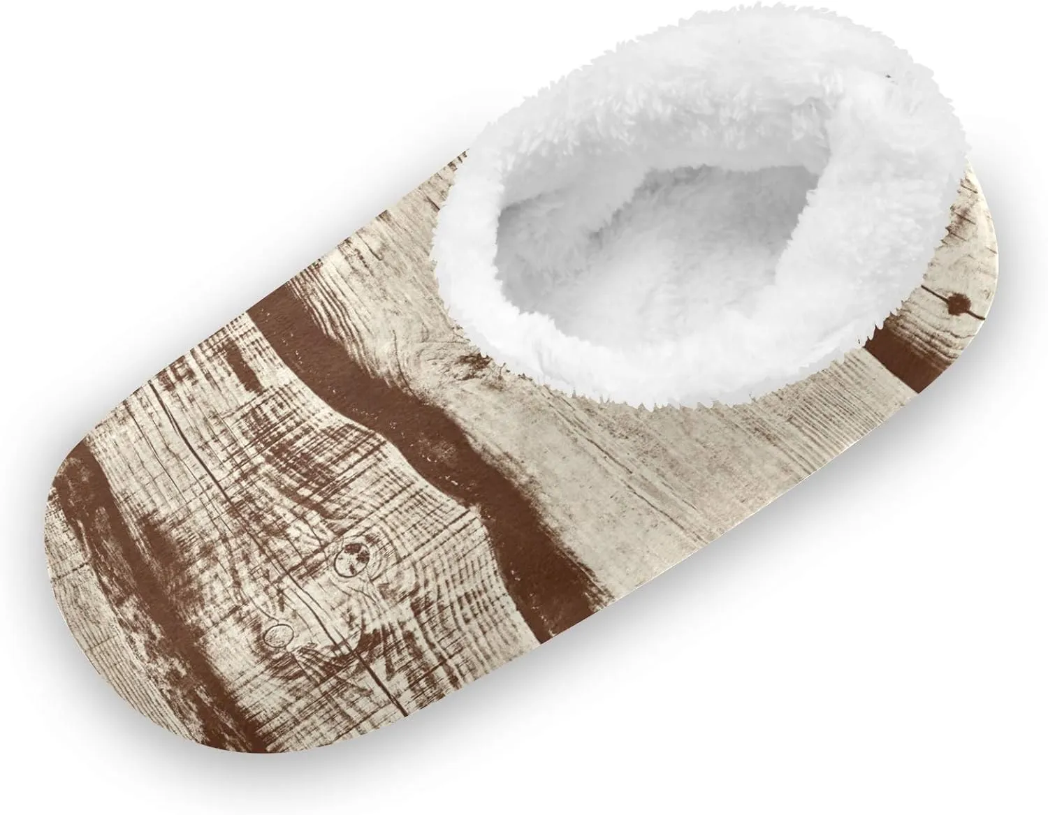 Unisex Fuzzy House Slippers Memory Foam Warm Slip Shoes Fur Lining M-XXL
