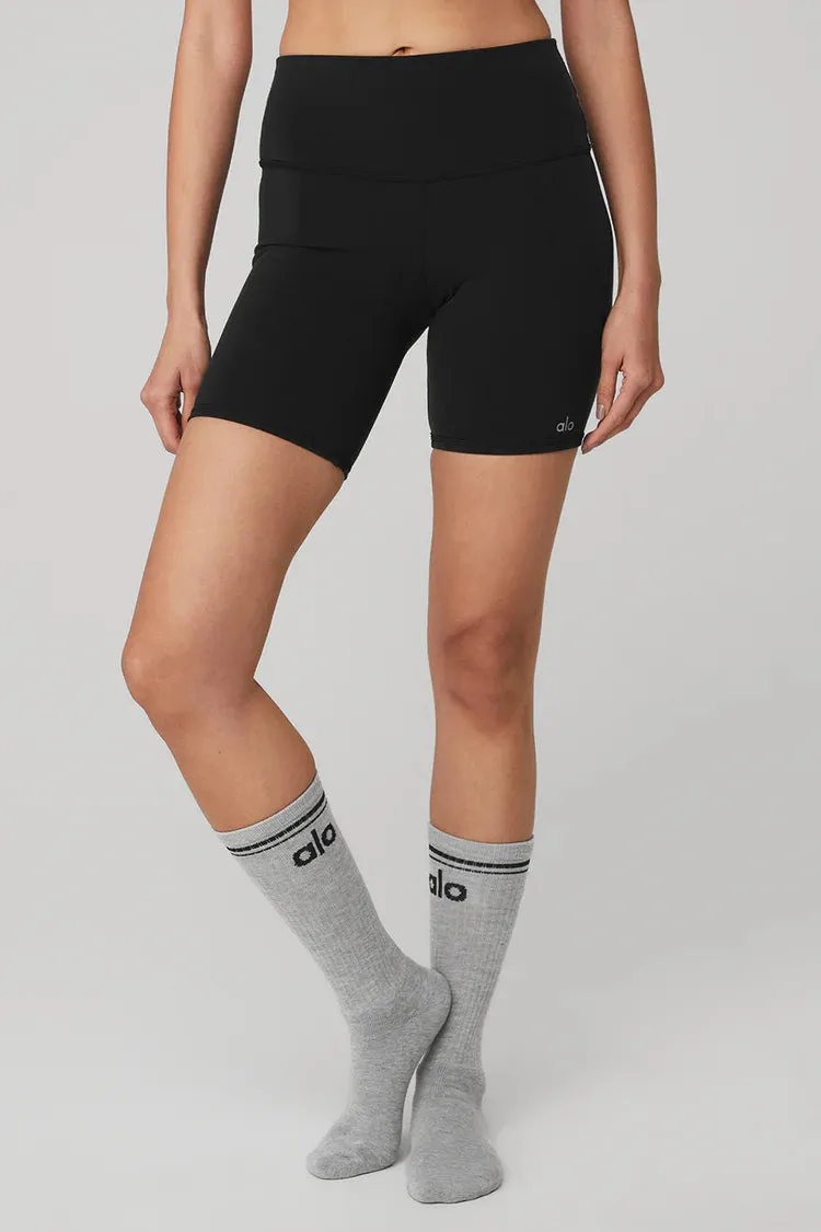 Unisex Throwback Sock Grey/Black
