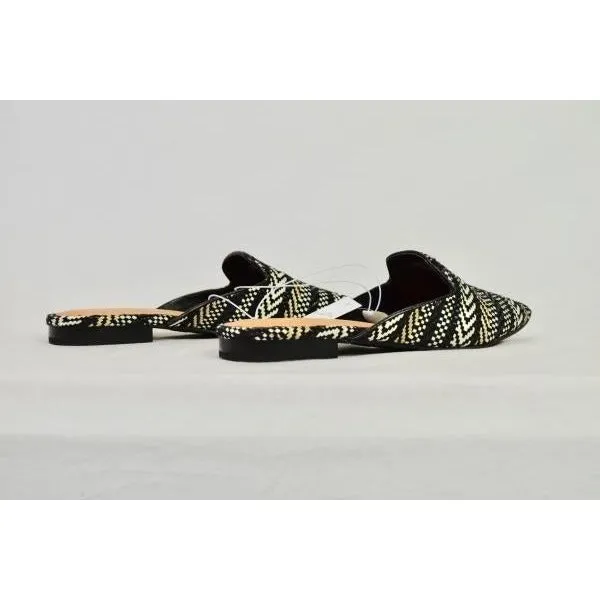 Universal Thread Women's Whisper Woven Backless Slip On Mules -9-Tan