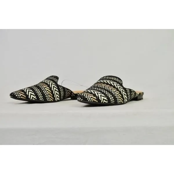 Universal Thread Women's Whisper Woven Backless Slip On Mules -9-Tan