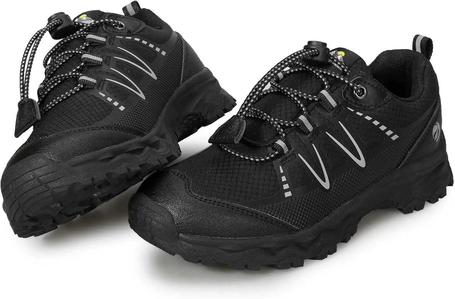 UOVO Boys Girls Hiking Shoes Kids Waterproof Running Trail Fashion Sneakers Breathable Lightweight Non-Slip Outdoor Walking Sports Shoe(Little/Big Kids)