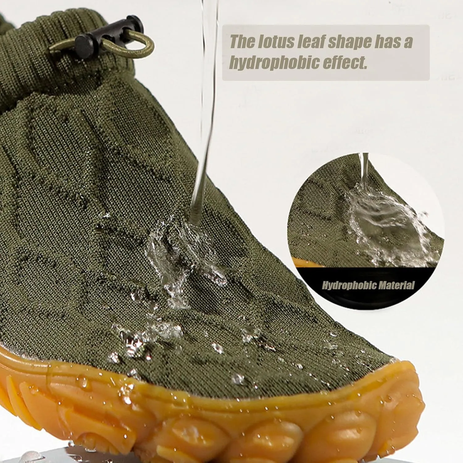 Vallova's Bearprodo Supercomfort Sweatwick Slip-On Shoes, Outdoor Running Barefoot Hike Shoes Footwear Women Men