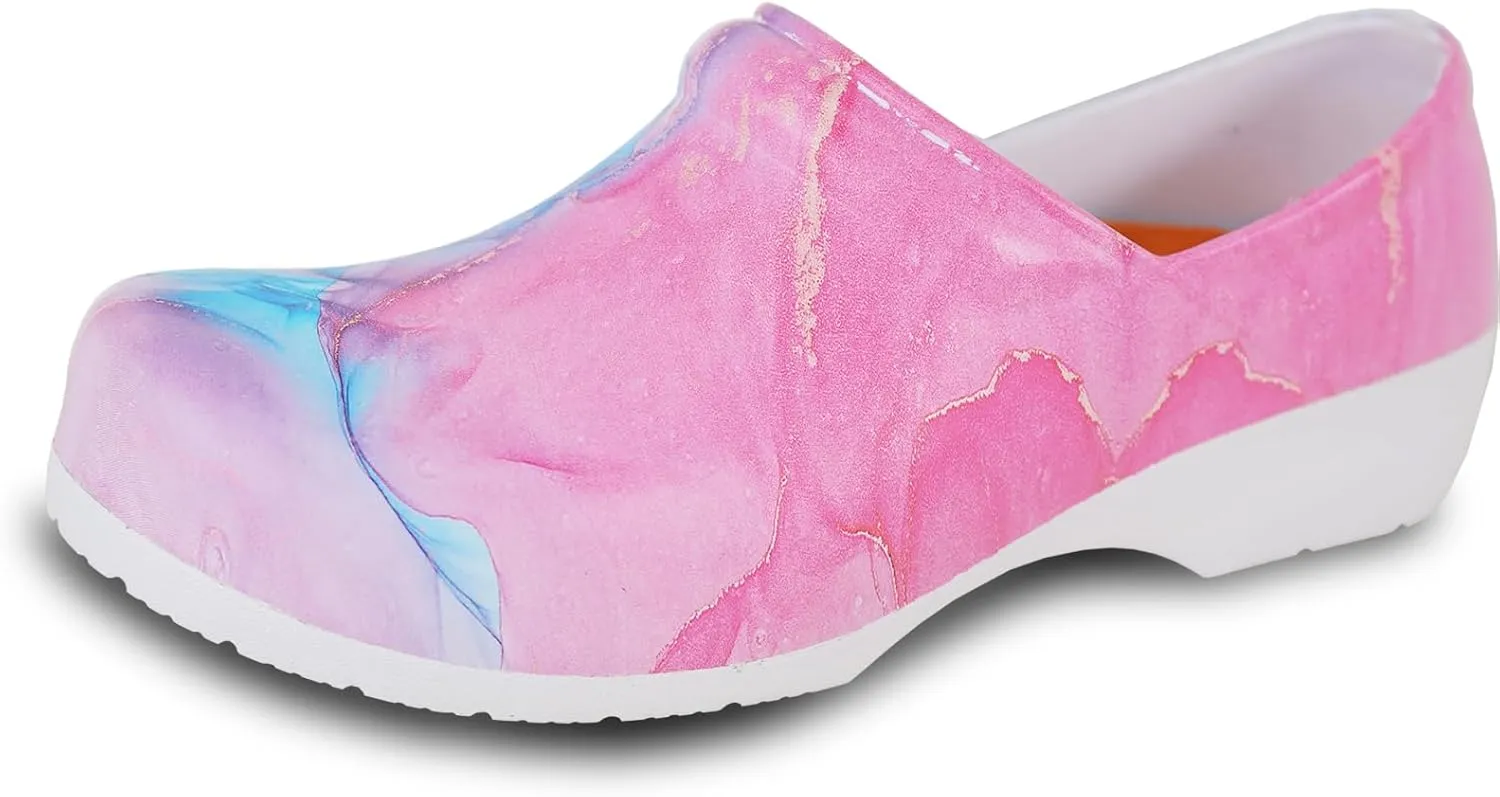 VANGELO Women Professional Slip Resistant Clog Waterproof Nurse Shoe Work Chef Shoe NIKO Removable Insole Size 6 to 12