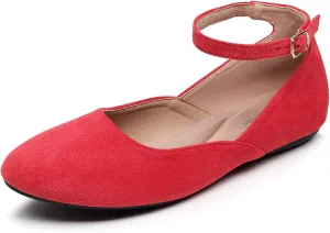 VenusCelia Women's Serenity Strap Flats Shoe