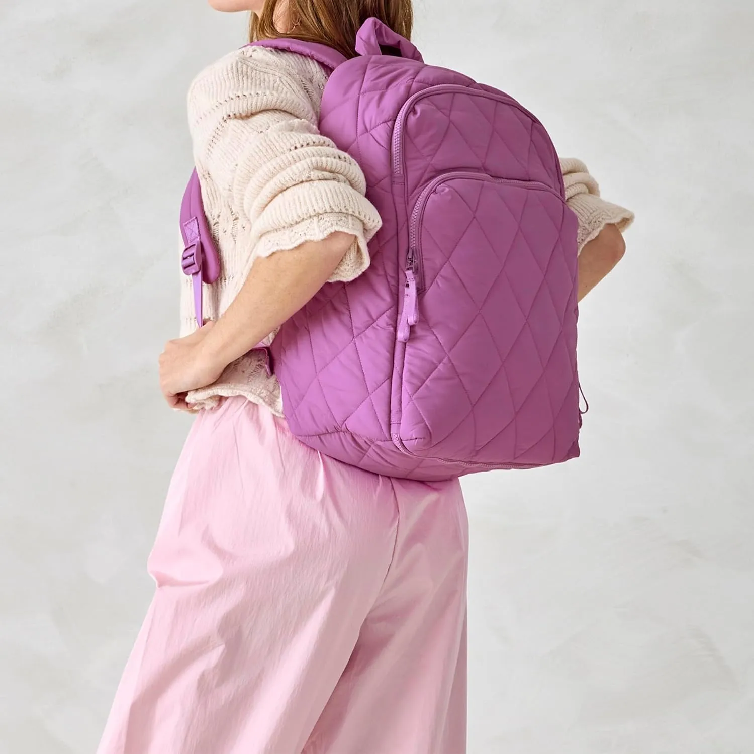 Vera Bradley Featherweight Westover Hybrid Backpack, Iris Orchid