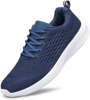 vibdiv Mens Lightweight Athletic Running Walking Gym Shoes - Slip on Casual Non Slip Fashion Sneakers Walking Shoe