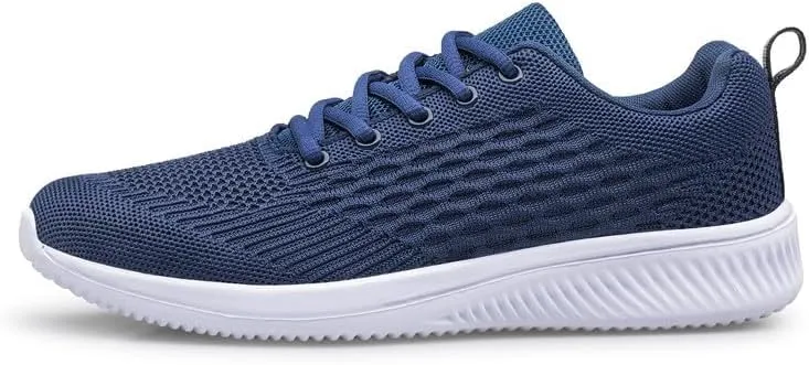 vibdiv Mens Lightweight Athletic Running Walking Gym Shoes - Slip on Casual Non Slip Fashion Sneakers Walking Shoe