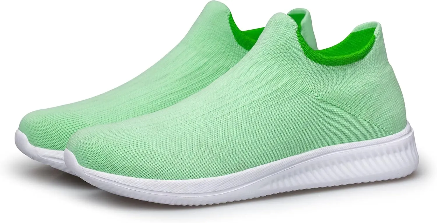 vibdiv Walking Shoes Women Casual Sock Sneakers Lightweight Comfy Breathable Pull-on Zapatillas de Mujer