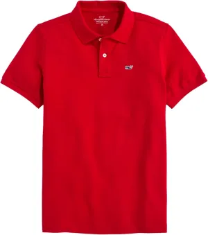 vineyard vines Boys' Heritage Pique Polo