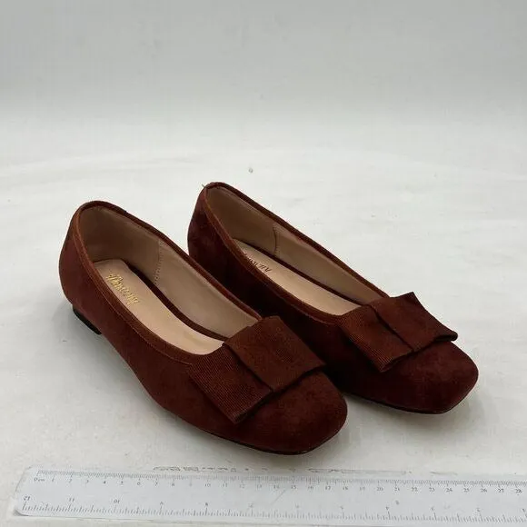 Wansseny Sienna Square Toe Low Heel Pumps Slip On Ladies Work Office Daily Comfy