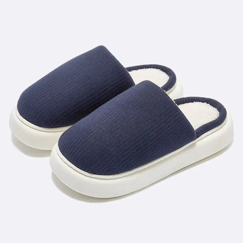 Warm Cotton Sole Slippers