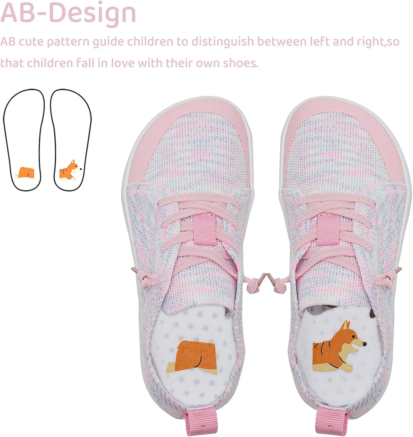 WateLves Toddler Little Kids Wide Barefoot Shoes Boys Girls Minimalist Sneakers Lightweight Breathable Walking Shoes | Naturally Splay | Flexible Fit