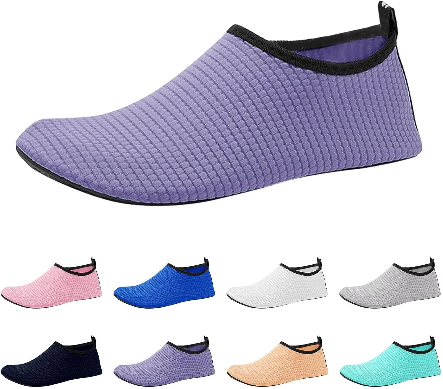 Water Shoes Lightweight Breathable Low Top Sneaker Quick-Dry Barefoot Slip-on for Beach Pool Swim River Yoga Sport Shoes