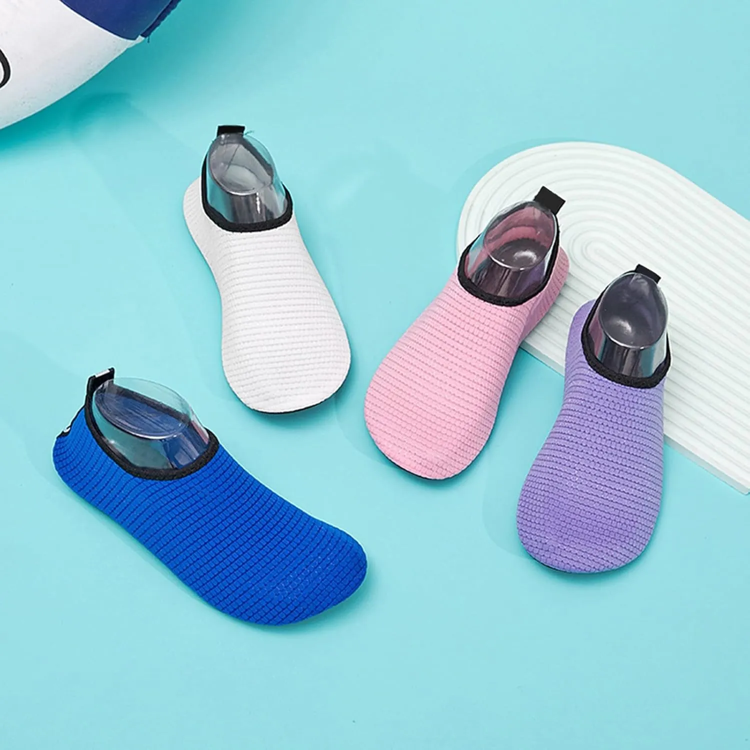 Water Shoes Lightweight Breathable Low Top Sneaker Quick-Dry Barefoot Slip-on for Beach Pool Swim River Yoga Sport Shoes