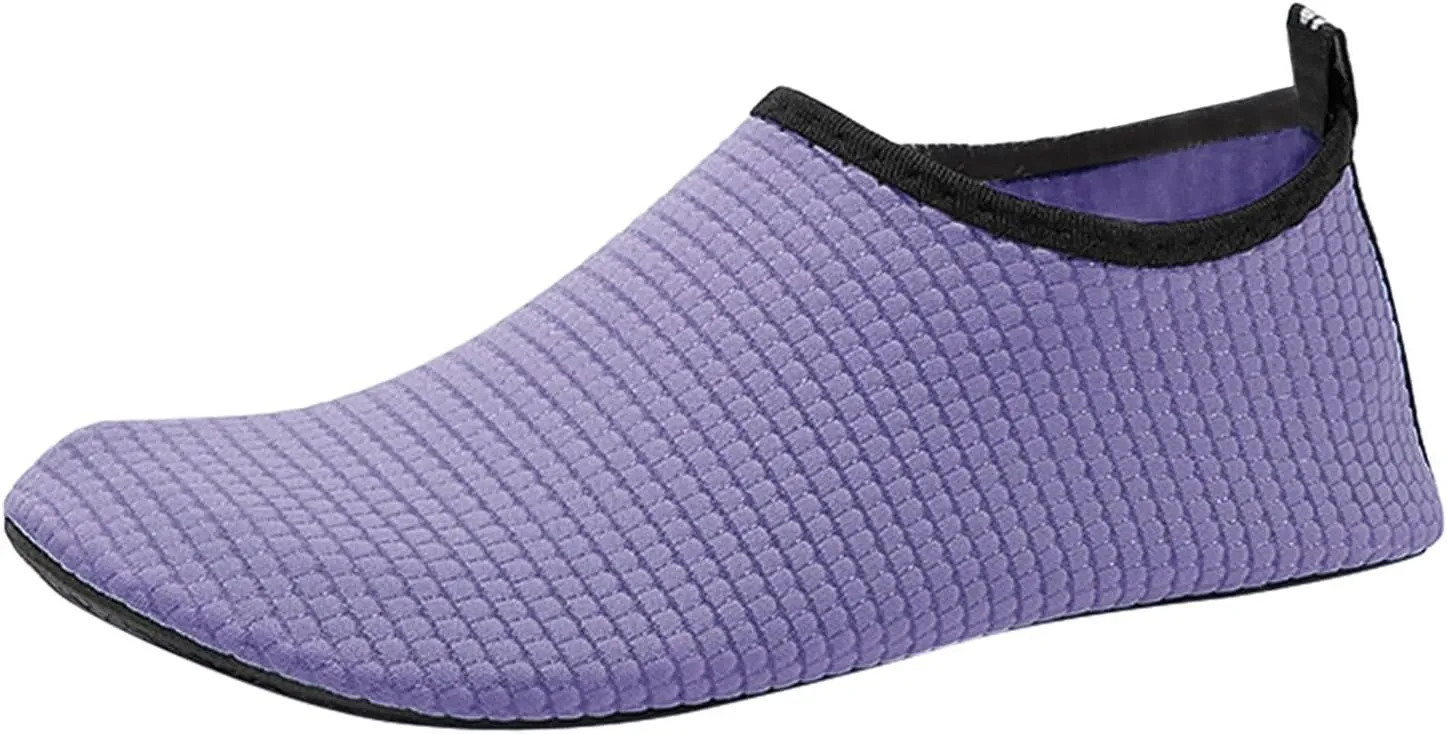 Water Shoes Lightweight Breathable Low Top Sneaker Quick-Dry Barefoot Slip-on for Beach Pool Swim River Yoga Sport Shoes
