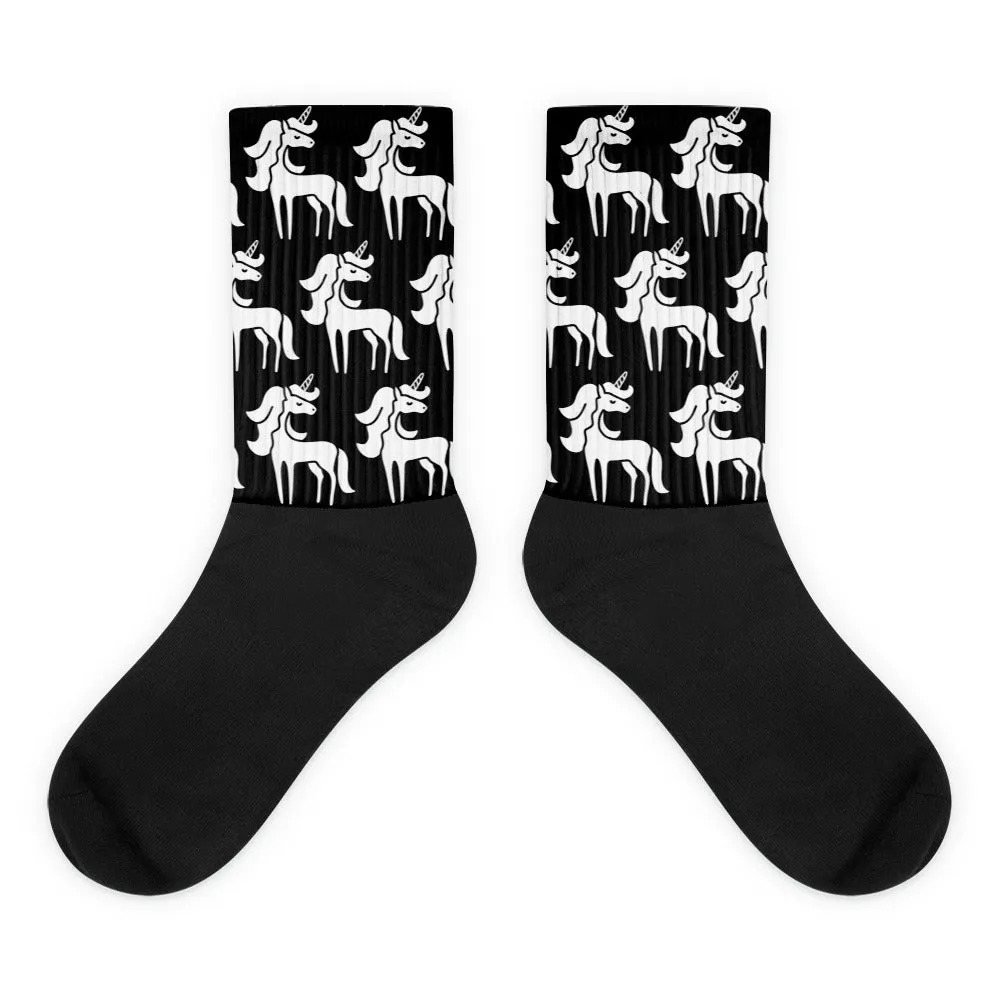 White Unicorn Magic Comfy Socks