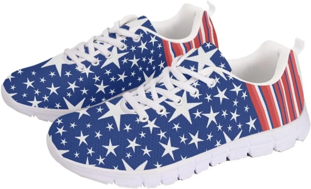 Women Men Lace Up Shoes Walking Sports Trainers Durable Sneaker for Running Hiking Gym US 5-15