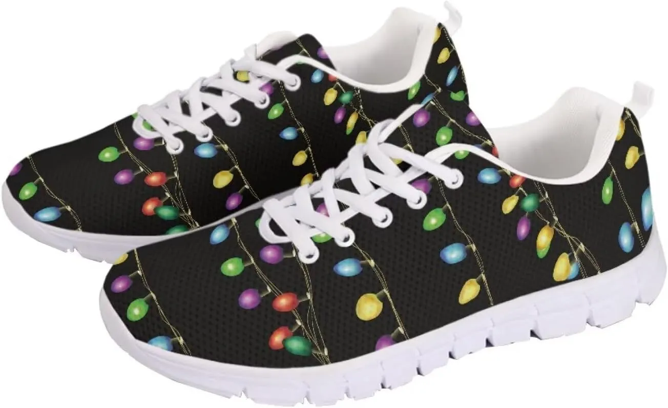 Women Men Lace Up Shoes Walking Sports Trainers Durable Sneaker for Running Hiking Gym US 5-15