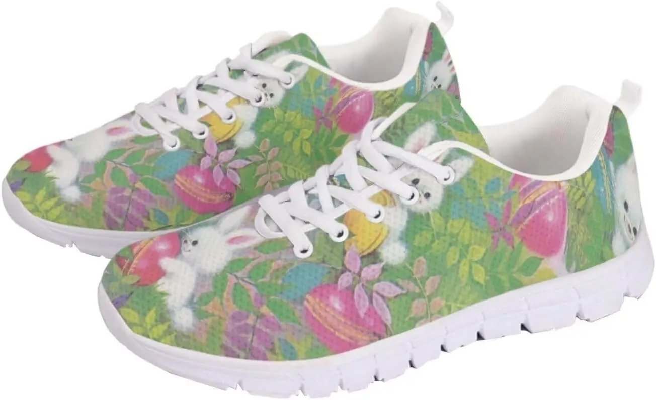 Women Men Lace Up Shoes Walking Sports Trainers Durable Sneaker for Running Hiking Gym US 5-15