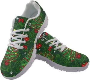 Women Running Shoes Non Slip Comfortable White Sole Lace Up Lightweight Sneaker