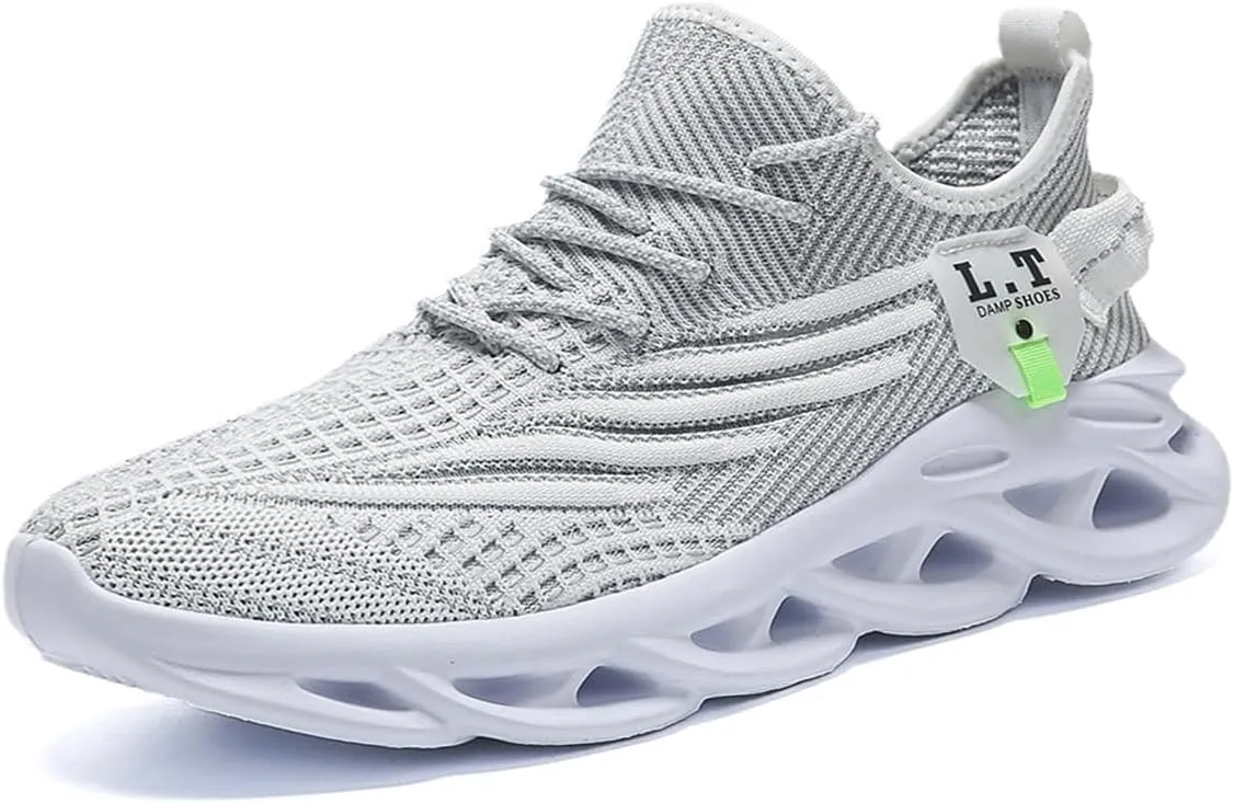 Women Running Shoes Walking Training Sneakers Sport Gym Fitness Tennis Shoes Non Slip Fashion Comfortable Lightweight Shoe for Casual Jogging Mesh Breathable Sneaker