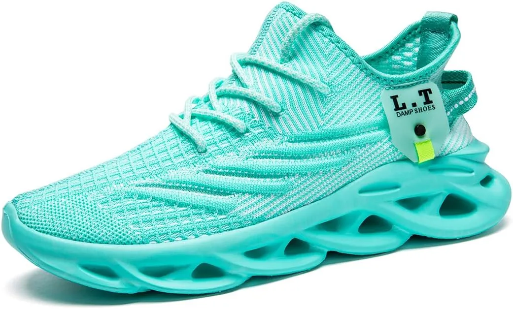 Women Running Shoes Walking Training Sneakers Sport Gym Fitness Tennis Shoes Non Slip Fashion Comfortable Lightweight Shoe for Casual Jogging Mesh Breathable Sneaker