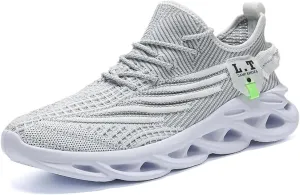 Women Running Shoes Walking Training Sneakers Sport Gym Fitness Tennis Shoes Non Slip Fashion Comfortable Lightweight Shoe for Casual Jogging Mesh Breathable Sneaker