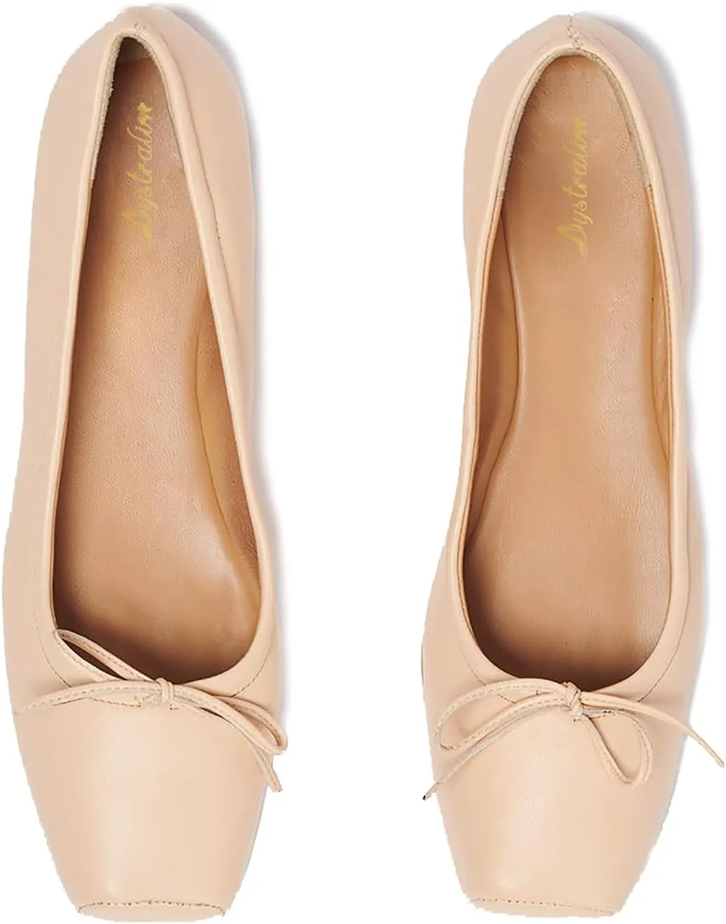 Women Square Toe Ballet Flats Bow Slip On Ballet Dress Shoes Satin Comfy Closed Square Toe Flat Shoes Wedding Bridal Walking Office Ladies Flats Drive Casual Ballet Shoes 4-11 M US
