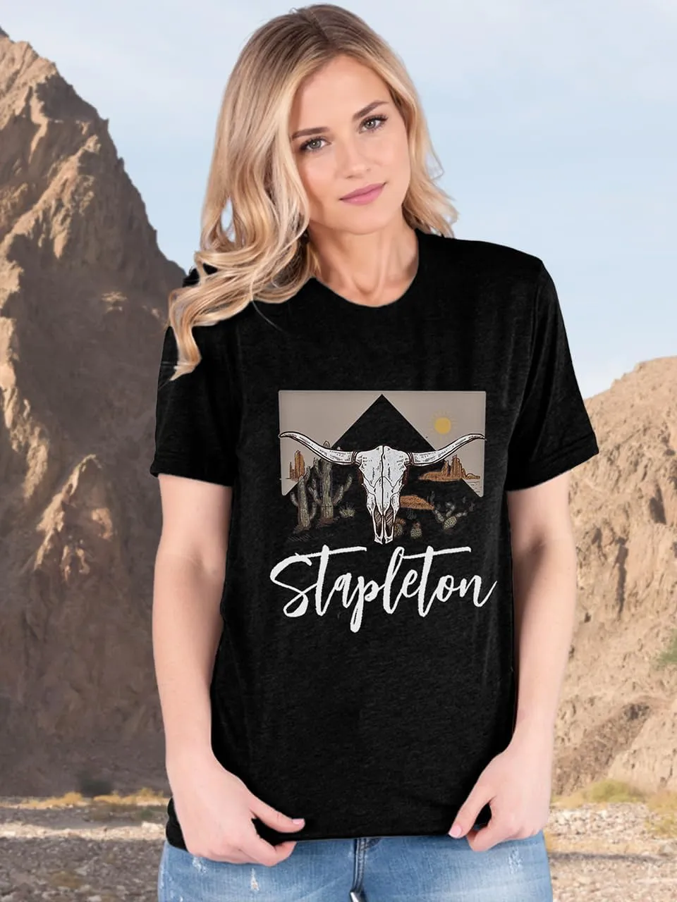 Women Western Graphic Shirts Boho Cow Skull Cowgirl Vintage Tshirt Short Sleeve Smooth As Tennessee Top Tee