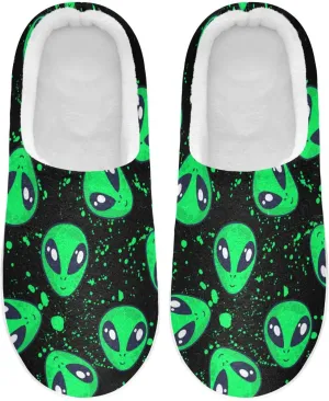 Women's and Men's Fuzzy House Slippers - Cozy Memory Foam Indoor/Outdoor Warm Nonslip Family Slippers