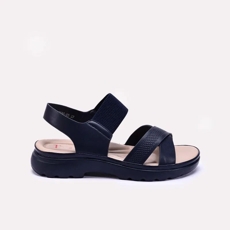 Womens Blue Comfy Casual Sandals 0421557