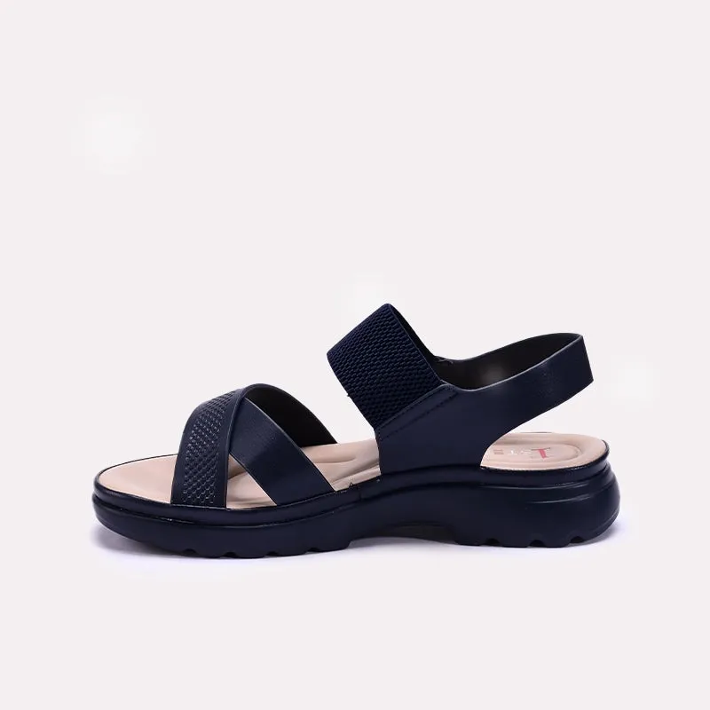 Womens Blue Comfy Casual Sandals 0421557
