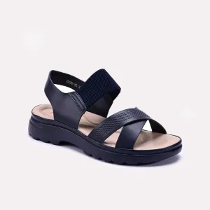 Womens Blue Comfy Casual Sandals 0421557