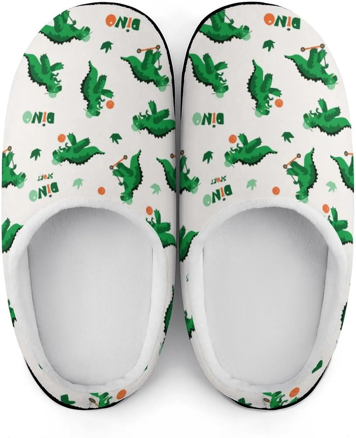 Womens Clog Slippers Comfy Bedroom Slip-On Shoes Men's Halloween Slippers Warm Cotton House Slippers Indoor Outdoor