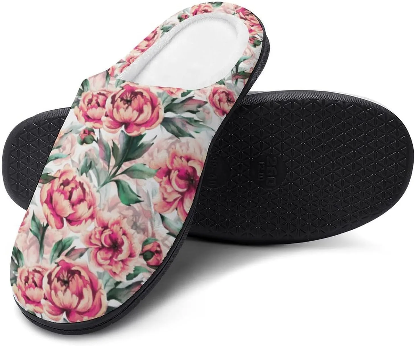 Womens Clog Slippers Comfy Bedroom Slip-On Shoes Men's Halloween Slippers Warm Cotton House Slippers Indoor Outdoor