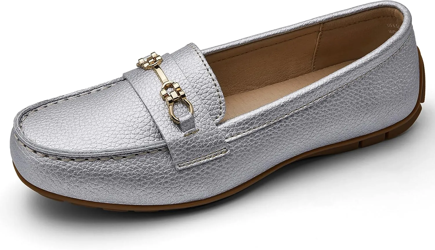 Women's Comfortable & Lightweight Leather Loafers Slip-Ons Driving Mocs Walking Shoes Cute Business Casual Dress Shoes Work Flats for Women