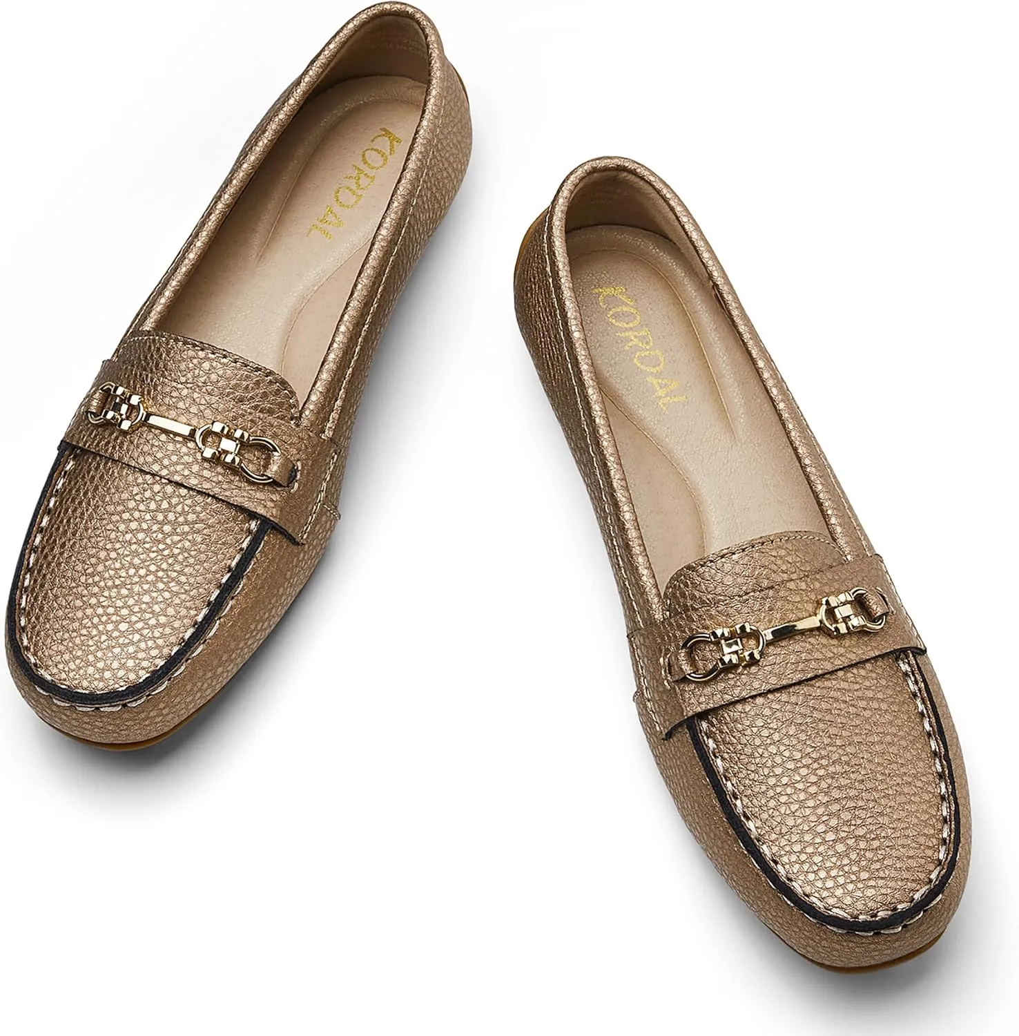 Women's Comfortable & Lightweight Leather Loafers Slip-Ons Driving Mocs Walking Shoes Cute Business Casual Dress Shoes Work Flats for Women