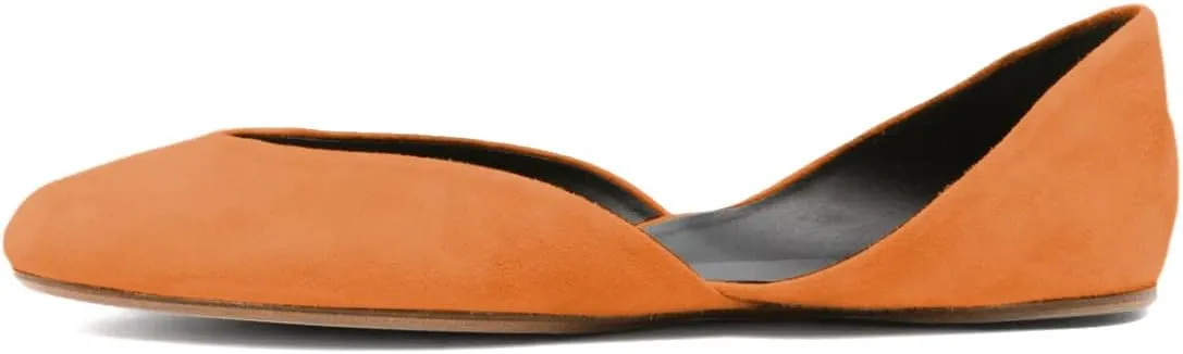 Women's Comfy Ballet Flats Slip On Closed Rounded Toe D'Orsay Flats Shoes for Dancing Prom Dress Size 4-16 US