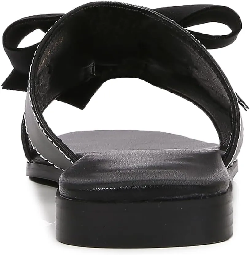 Women’s Flat Sandals Slip on Slide Bowknot Sandals for Women Dressy Summer Cute Comfort Shoes