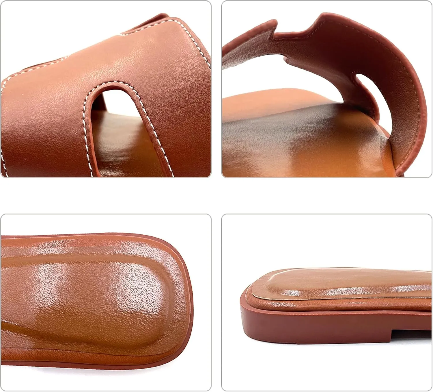 Womens Flat Sandals,Anti slip fashion sandals,Flat Slide Sandals for women,Comfy Style,women's gift, for vacation, sightseeing, and shopping