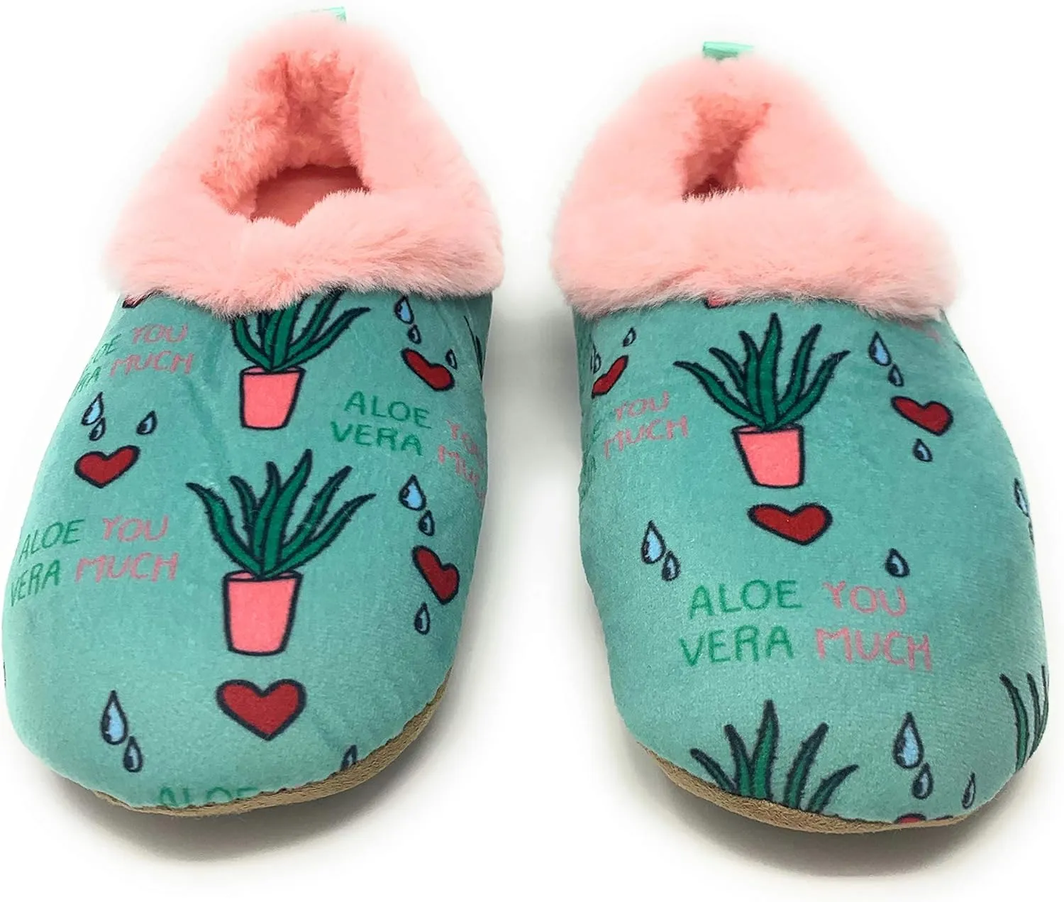Women's Fuzzy Plush Non-Slip Slippers, Warm Comfy Cozy House Slippers, Fleece Lined Indoor Shoes