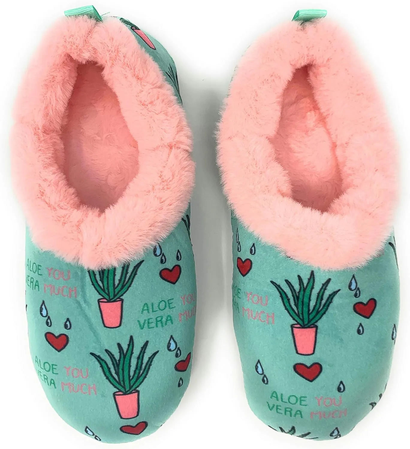 Women's Fuzzy Plush Non-Slip Slippers, Warm Comfy Cozy House Slippers, Fleece Lined Indoor Shoes