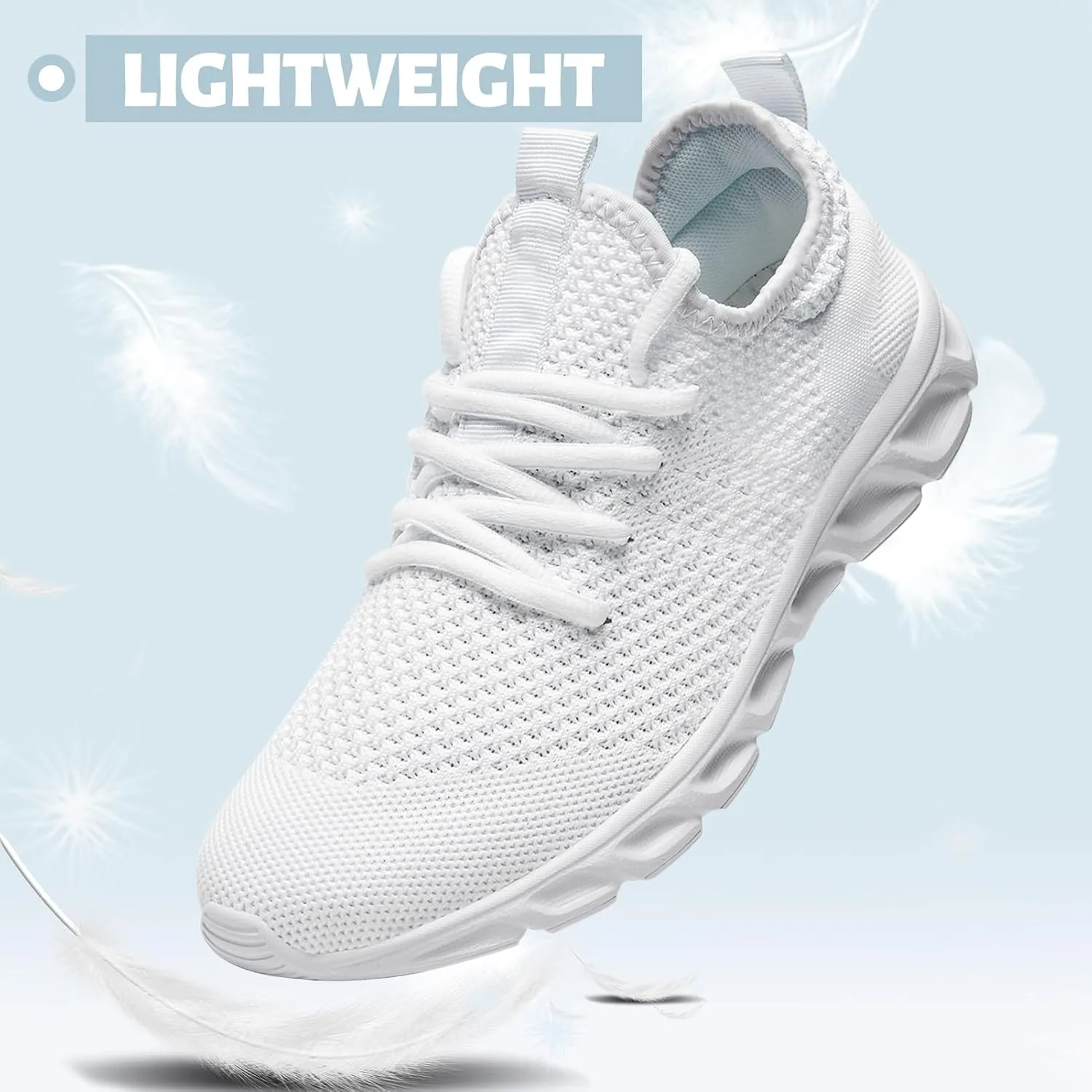 Womens Mens Running Shoes Tennis Sneakers Lightweight Gym Slip on Unisex Shoes Athletic Workout Walking Shoes