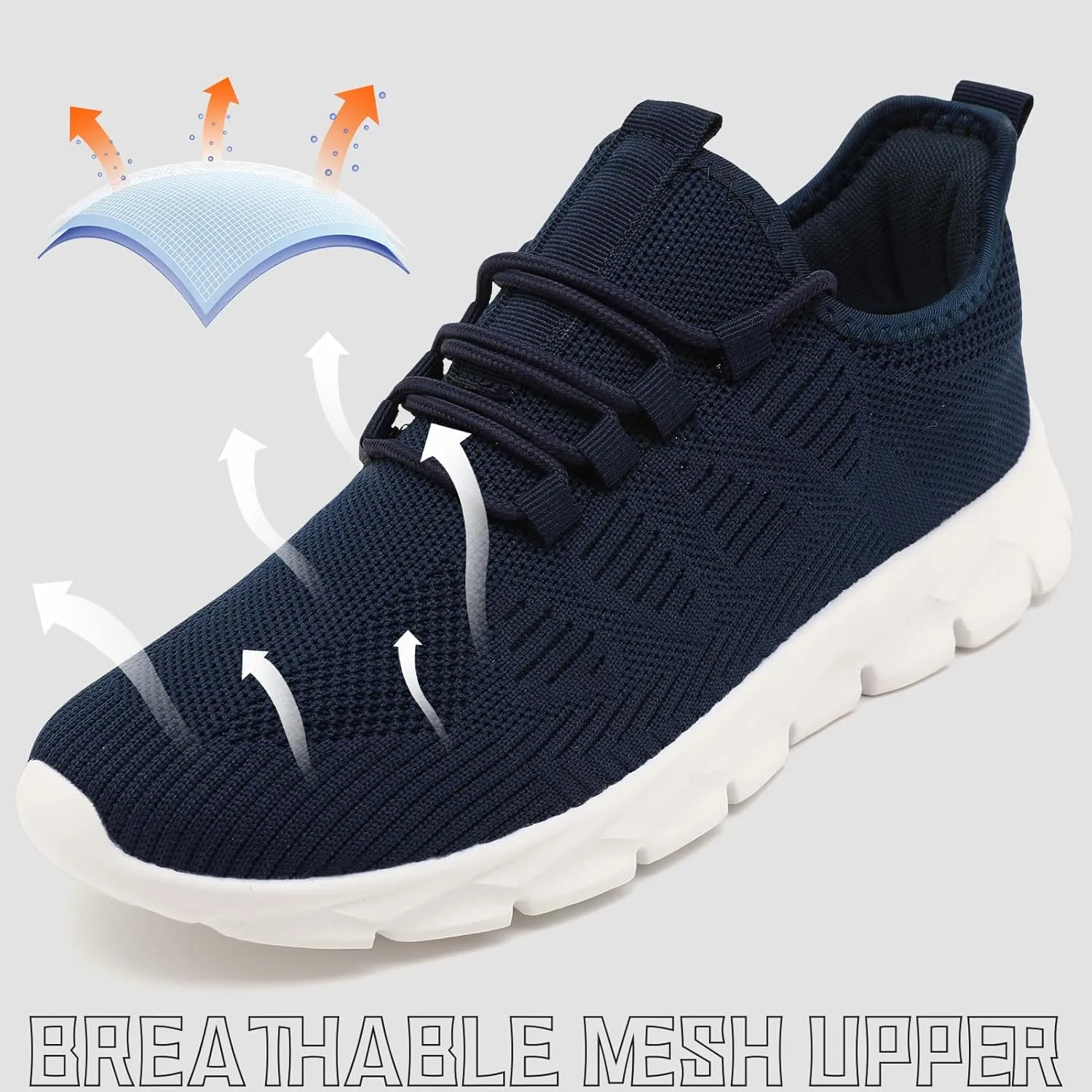 Womens Running Shoes Tennis Slip on Sneakers Breathable Athletic Lightweight Gym Sports Workout Walking Shoes
