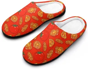 Womens Slippers Comfy Bedroom Slip-On Shoes Ladies Halloween Slippers Warm Cotton House Slippers Memory Foam Slippers