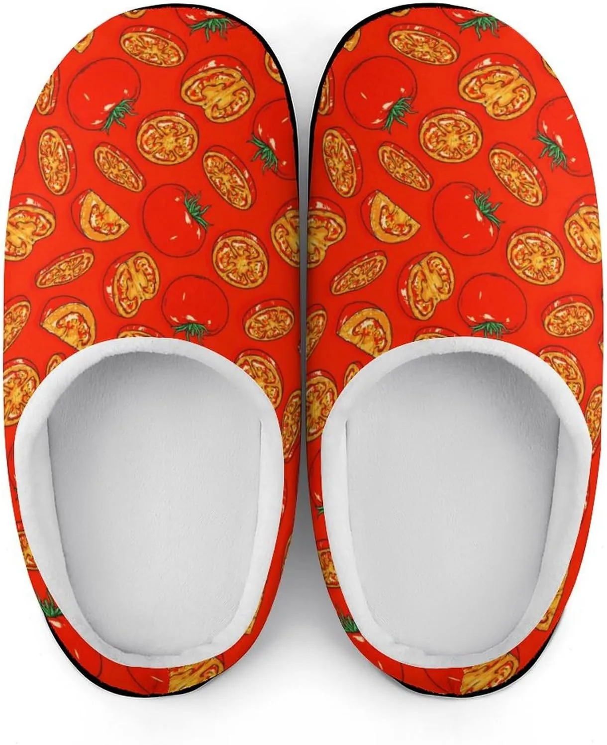 Womens Slippers Comfy Bedroom Slip-On Shoes Ladies Halloween Slippers Warm Cotton House Slippers Memory Foam Slippers