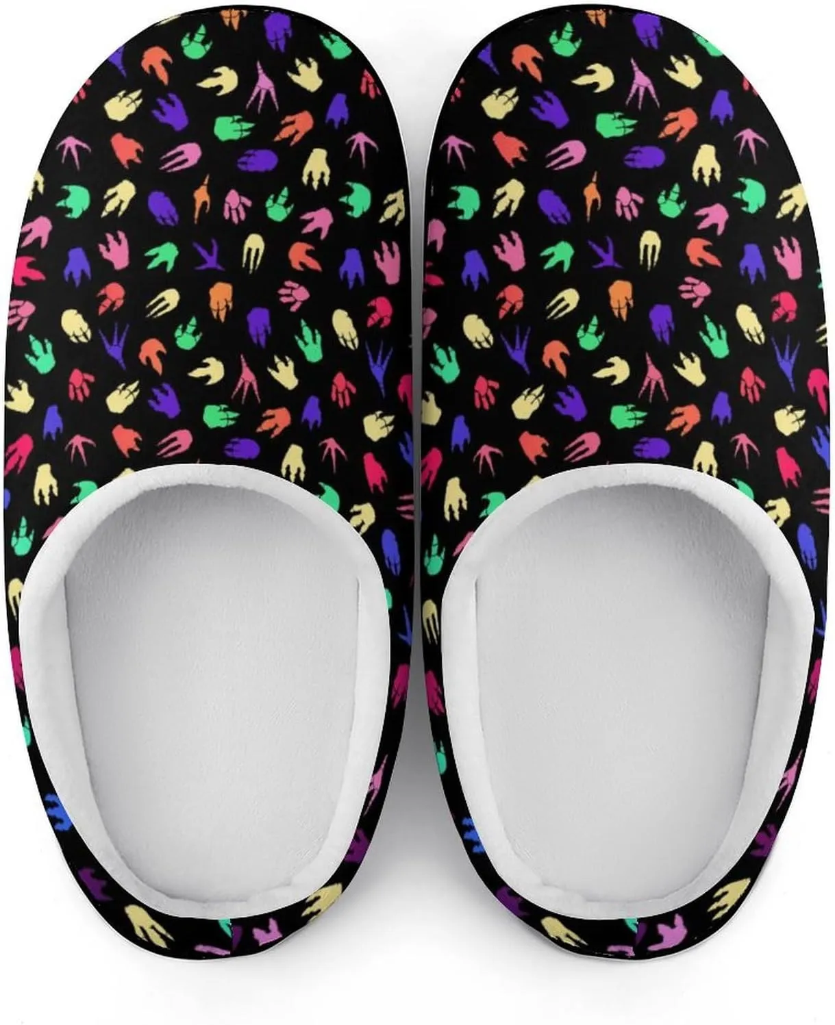 Womens Slippers Comfy Bedroom Slip-On Shoes Ladies Halloween Slippers Warm Cotton House Slippers Memory Foam Slippers