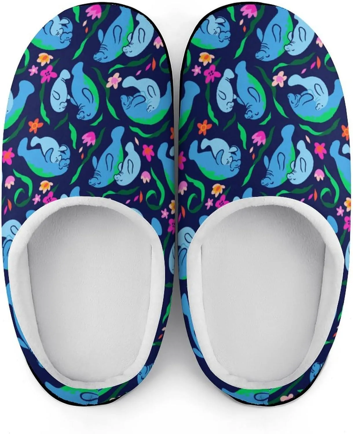 Womens Slippers Comfy Bedroom Slip-On Shoes Ladies Halloween Slippers Warm Cotton House Slippers Memory Foam Slippers