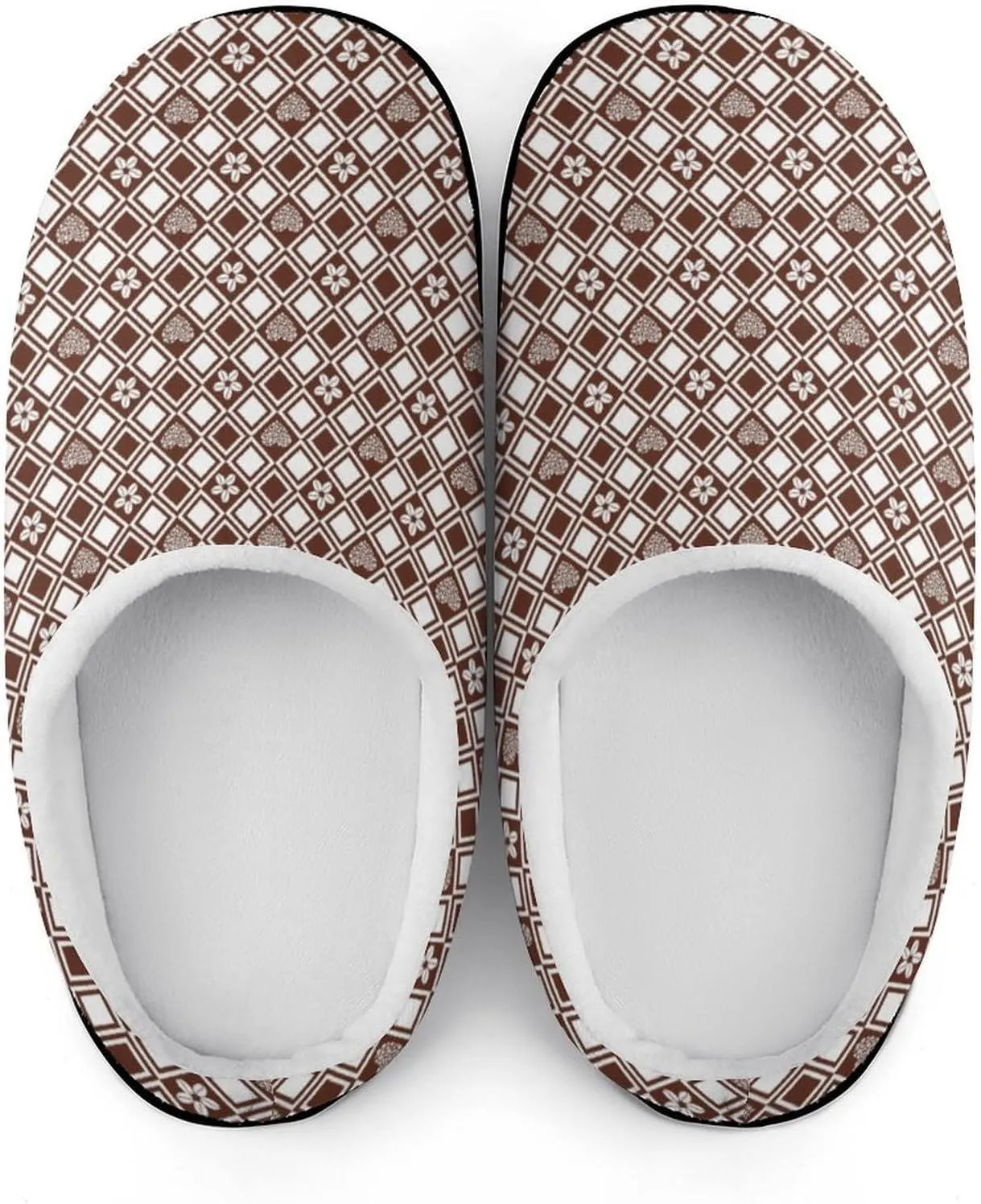 Womens Slippers Comfy Bedroom Slip-On Shoes Men's Halloween Slippers Cotton House Slippers Indoor Memory Foam Slippers
