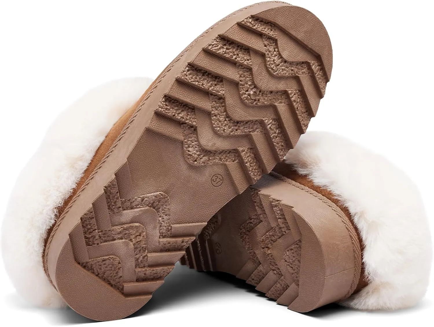 Women's Slippers Platform Mini Boots Anti-Slip Boot For Outdoor Short Ankle Boot Fur Fleece Lined Sneakers House slippers